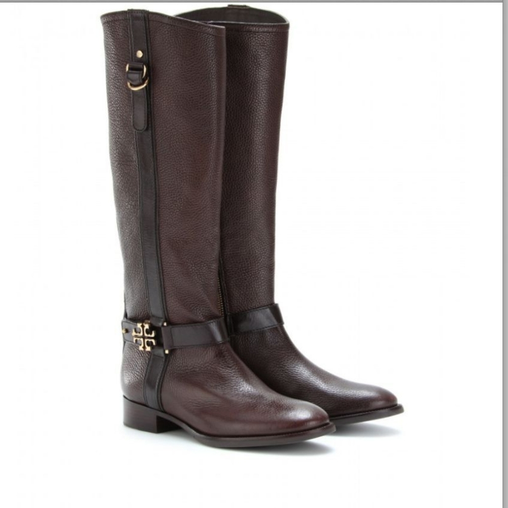 Tory Burch Elina Leather Boots